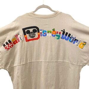 DISNEY Cream Spirit Jersey Large Walt Disney World Character 2024 Long Sleeve
